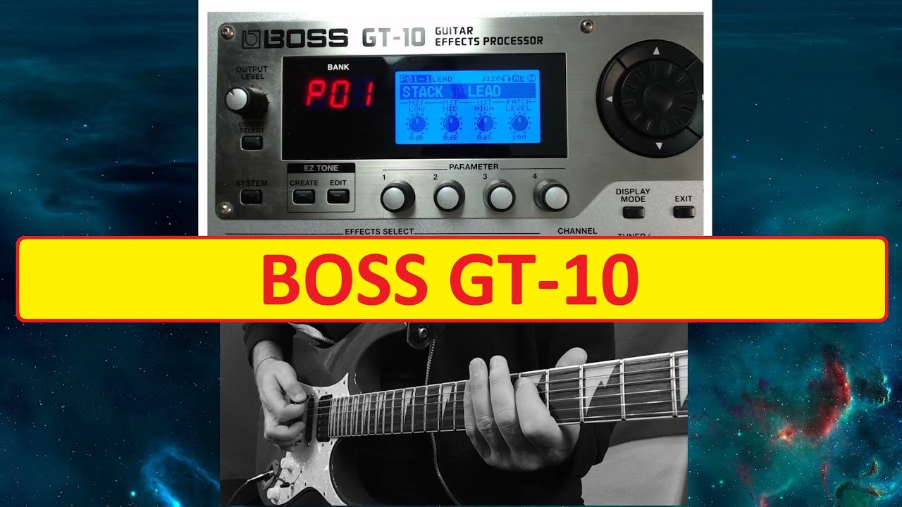 Boss GT-10 | Factory Sound | From The Box | Ibanez RG 350