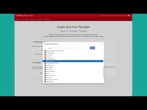 Submit Quiz Using Dev Gym Template