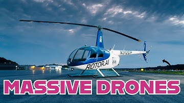 Old Helicopters Turned into Giant Drones (Rotor Technologies)