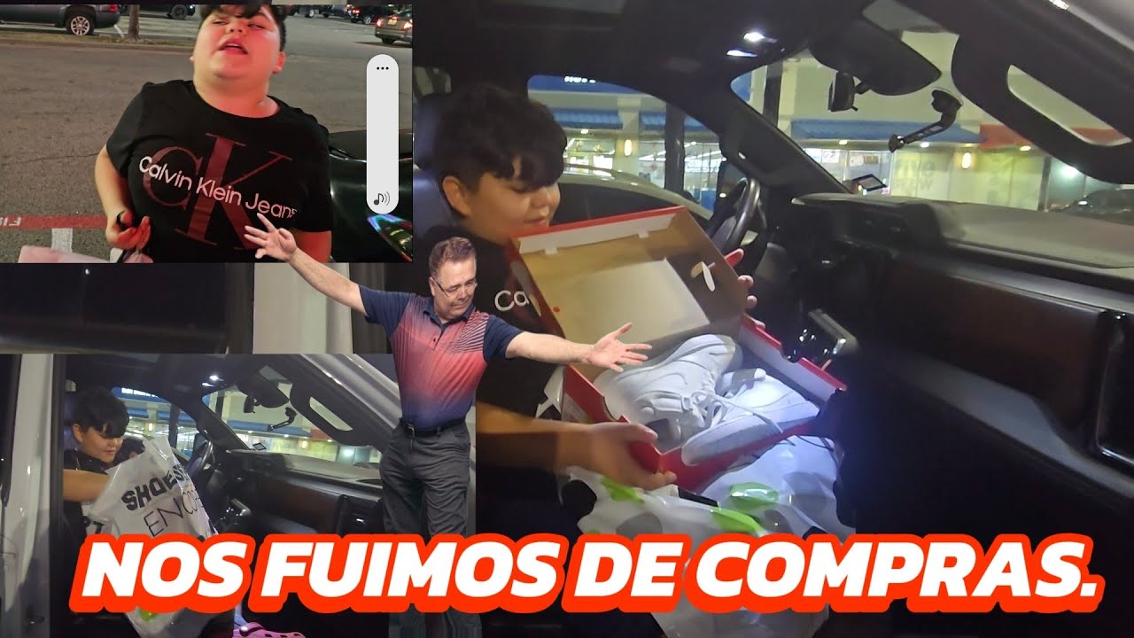 SE PUSO MUY FELIZ. LE COMPRE SUS TENIS FAVORITOS