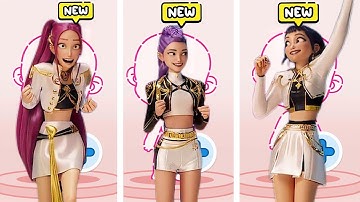 How to Create Rumi, Mira & Zoey from KPOP Demon Hunters 💖 FREE Costumes in Avatar World