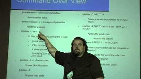 Openwest 2013 - 5/3 - Lance Buttars - "Firewall Wizardry using Netfiler / Iptables" (59)