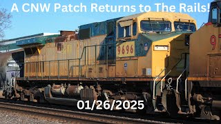 UP 9696 CNW Patch Trails on MALPR in Glenview IL 2025