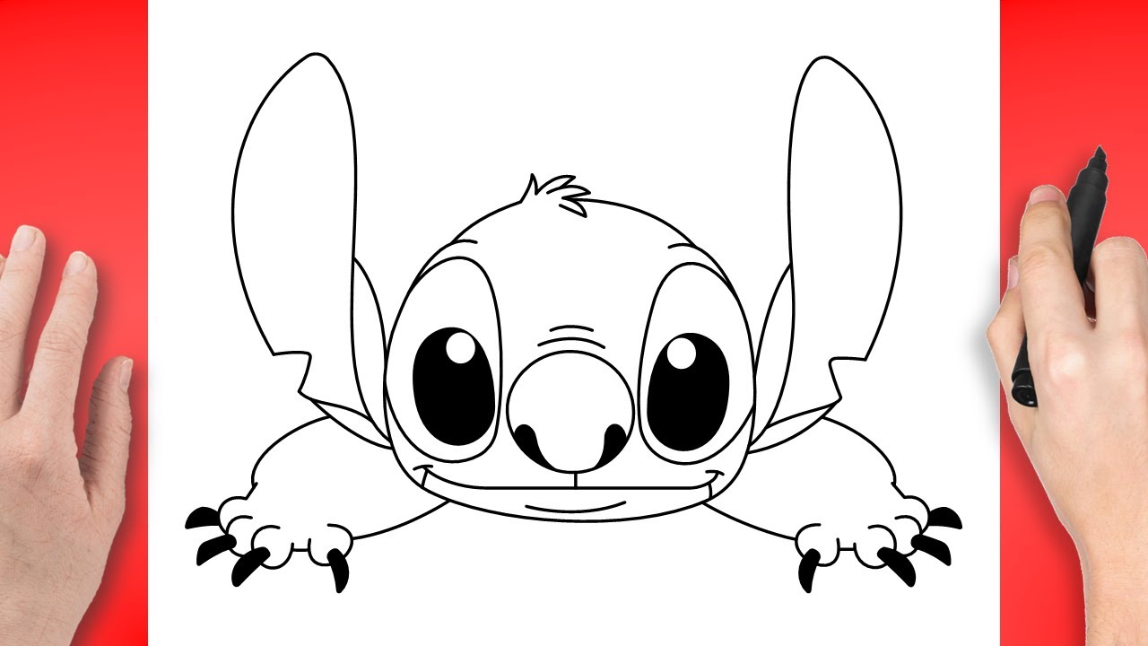How To Draw Stitch - Step By Step Drawing Tutorial