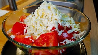 šopska salata recept / klasična kafanska Resimi