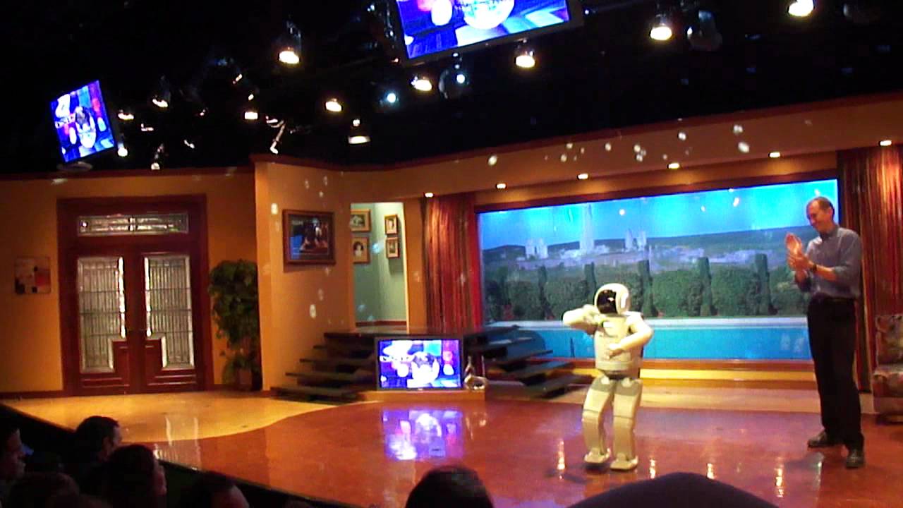 Asimo - Walking Robot - Disneyland - Part 2 - YouTube