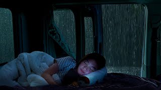 Sleep Instantly with Sound Rain & Terrible Thunder at Night - Sleeping in a Cozy car cabin by Sleep Soundly Rain 17,688 views 3 weeks ago 10 hours, 30 minutes