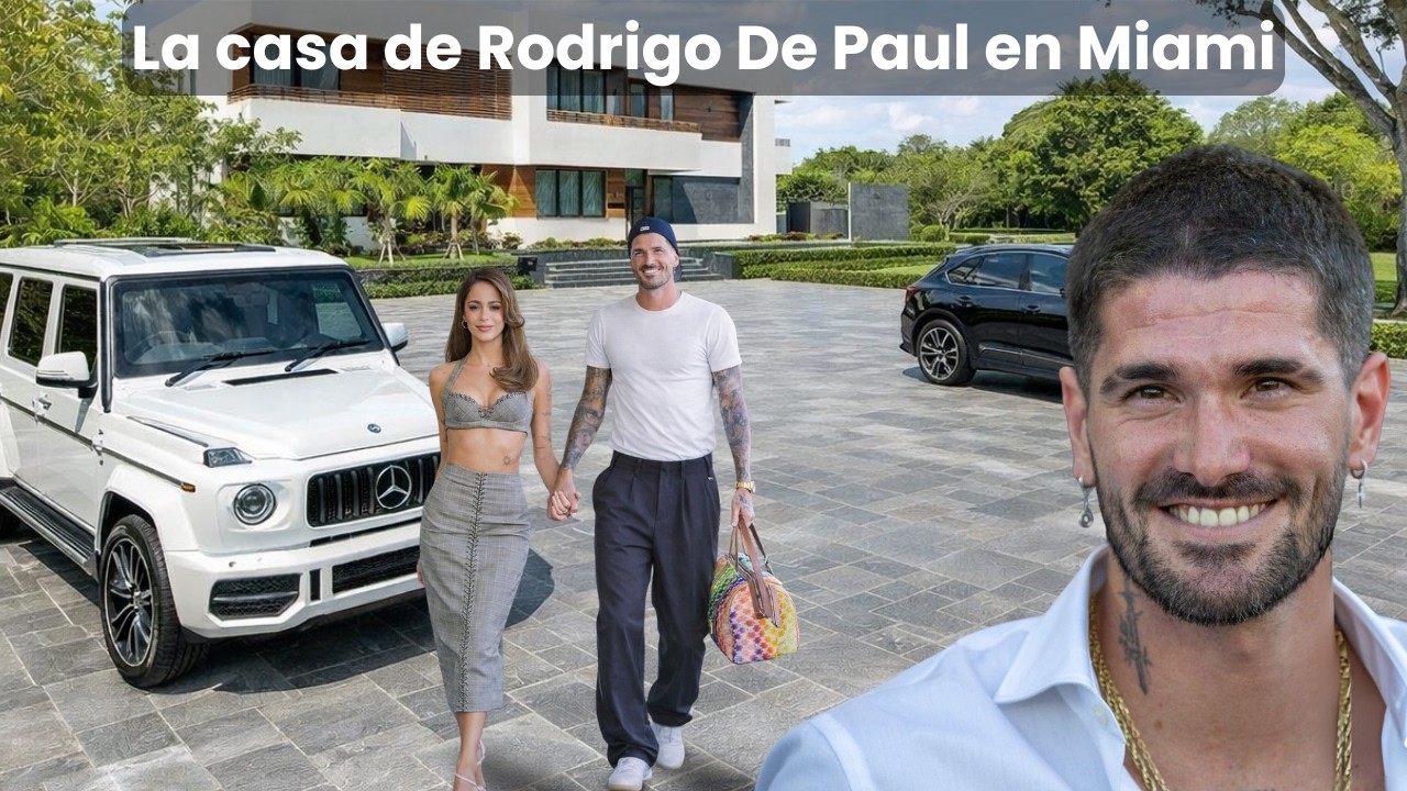 La casa de Rodrigo De Paul en Miami – Campeón del Mundo en la era MLS