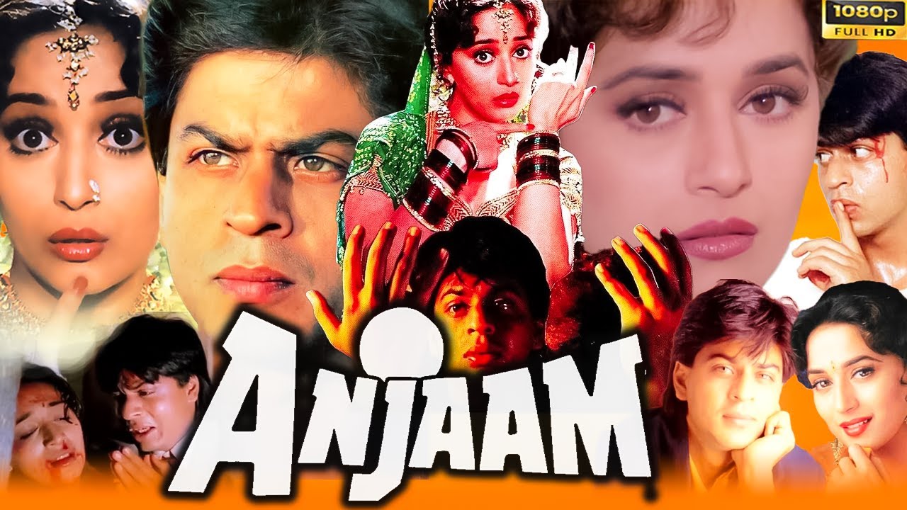 Anjaam 1994 Full Movie  Shah Rukh Khan Madhuri Dixit Vijay Agnihotri Ashok  Review  Facts