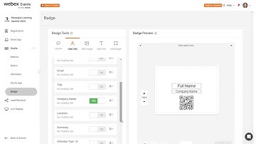 Publishing and Managing Your Webex Events Onsite App