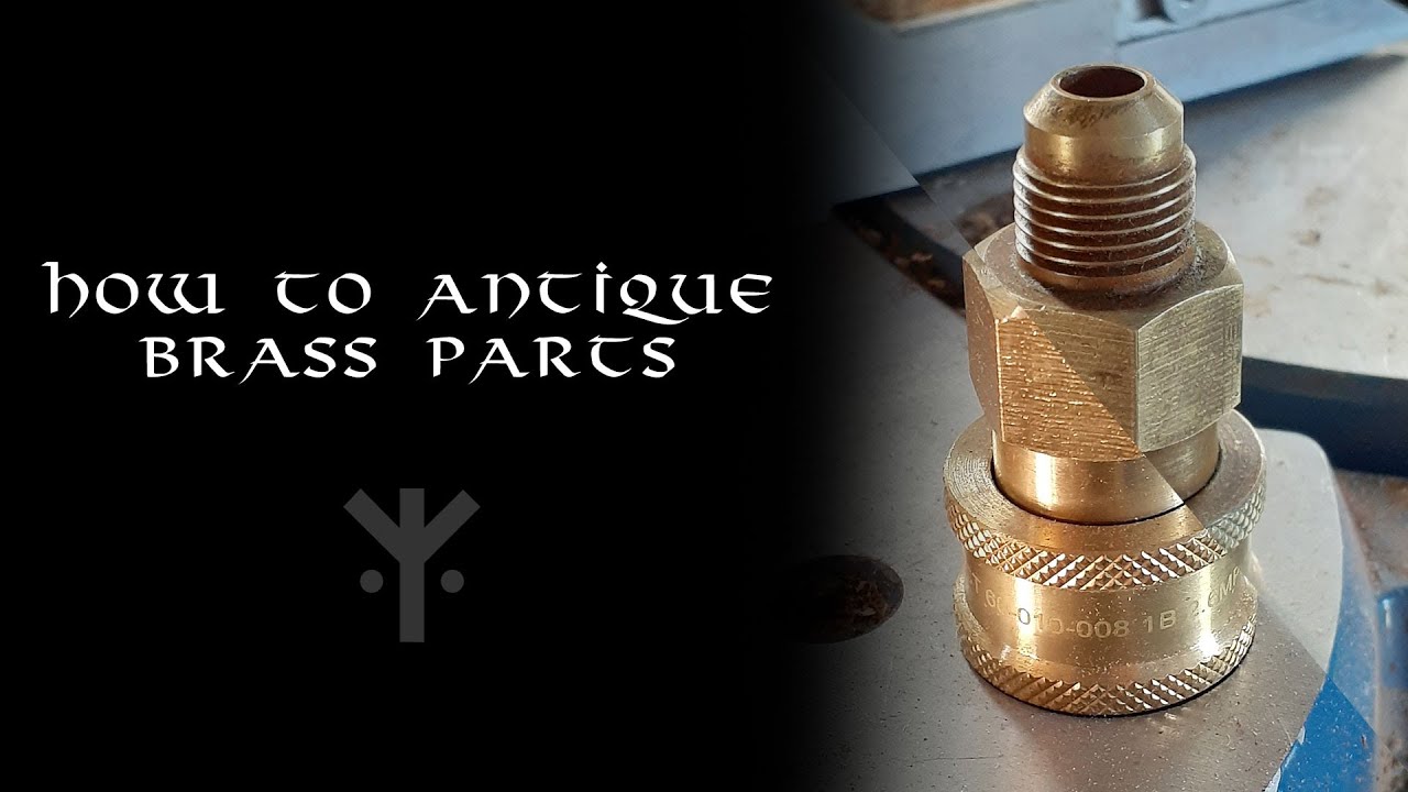 Как состарить латунные детали