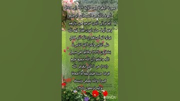 سورة البقرة من الآية ٢٤٣ إلى الآية ٢٤٥
