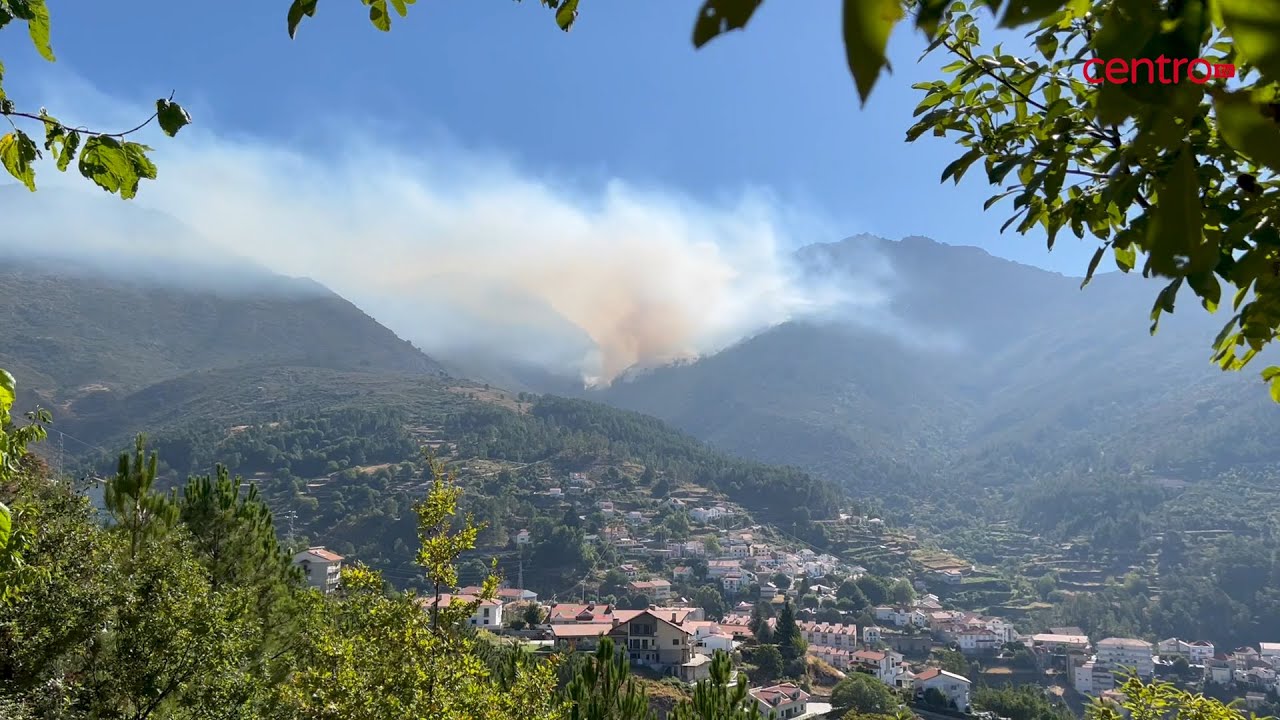 Fogo regressou à Serra da Estrela. Desta vez na zona de Loriga, concelho de Seia