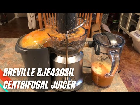 Breville BJE430SIL Juice Fountain Cold Centrifugal Juicer Review & Test