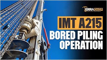 IMT A215 - in Bored Pile Version Operation - Australia 👍