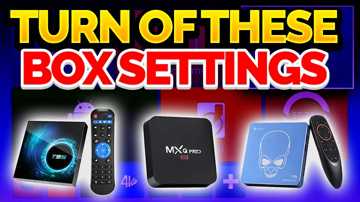 Turn off these android box settings NOW - [EASY] Improve Android box performance settings  📺