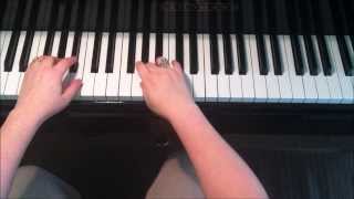 a-flat harmonic minor, two octaves, piano