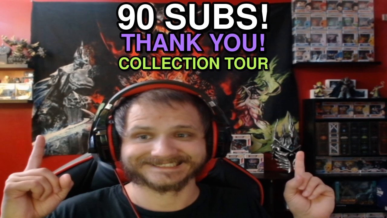 90 Subscribers?! THANK YOU! | My Collection Tour
