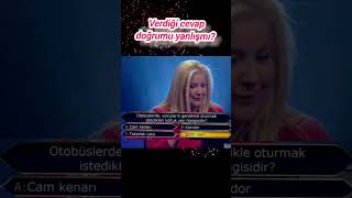 Verdiği Cevap Doğrumu Yanlışmı? Kim Milyoner Olmak Ister?