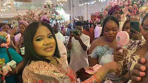 TOYIN ABRAHAM SHUTS DOWN BRODA SHAGGI MANAGER’S WEDDING IN LAGOS; CONGRATS PENZAAR AND FADEKE