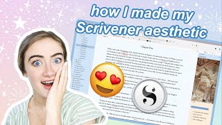 How to make your Scrivener AESTHETIC ✨ light academia transformation