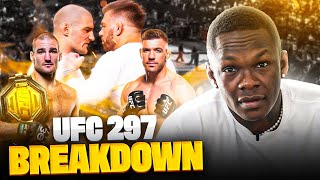 Israel Adesanya is Keeping A Close Eye On The Main Event | UFC 297 Breakdown & Picks image