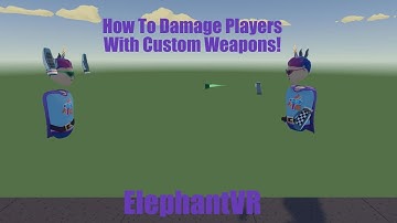How to damage players with custom weapons in rec room | projectile launcher pt 2
