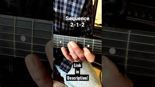 Practice these 3 scale exercises every day!!! WITH ANY SCALE! #shorts #guitarlesson