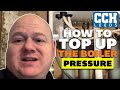 How To Top Up The Boiler Pressure ( Radiator )