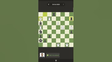 Pause to Solve - Chess.com Daily Puzzle - 26 October, 2025