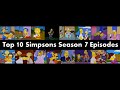 Top 10 Simpsons Season 7 Episodes