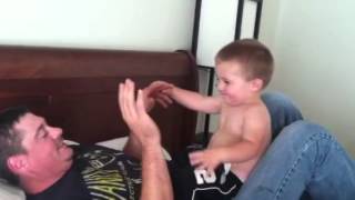 Tickle me, Dad!