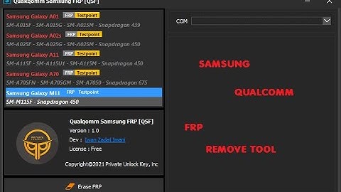 Samsung Qualcomm EDL frp reset
