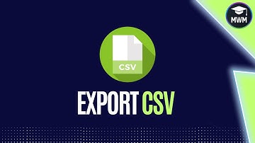 HOW TO EXPORT A CSV | MENDIX 10