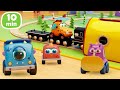 Машинки Мокас и железная дорога 🚂 Развивающие мультфильмы для детей