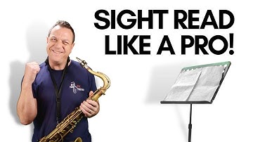 How to SIGHT READ SAX Music Like A Machine