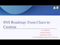 SNS Roadmap: From Chaos to Creation|Dr.S.Amudha|Assistant Professor| AI&amp; DS|SNS INSTITUTIONS