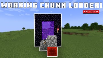 LATEST Chunk loader in MINECRAFT 1.21.5+ (Java/Bedrock)