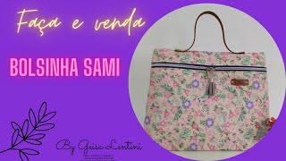 Bolsinha Sami -Bolsinha de mão - Faça e venda - passo a passo