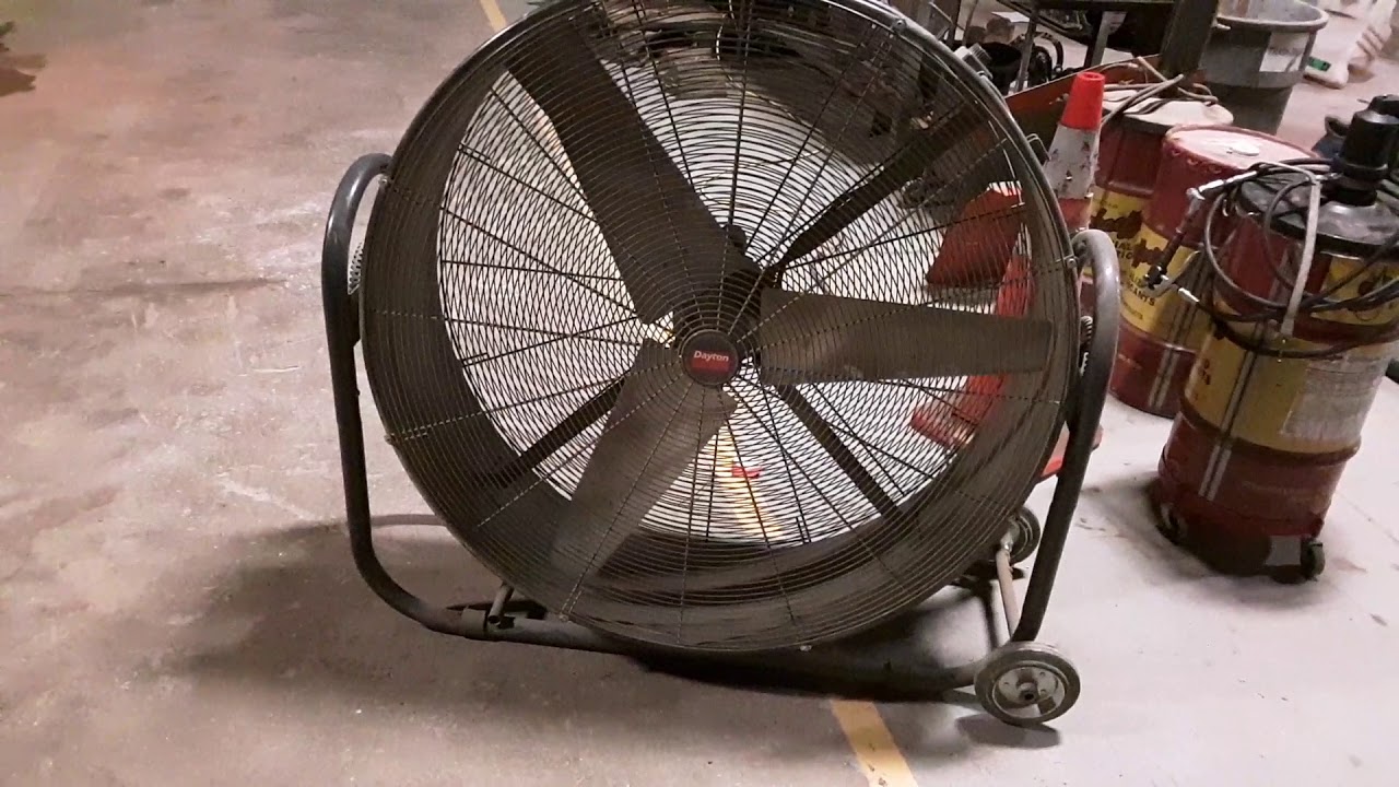 Dayton Direct Drive Drum Fan YouTube