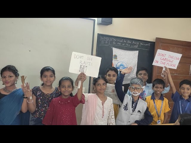 Short skit on Gandhi Jayanti by Primary Students - Mar Thoma School Maharashtra class=