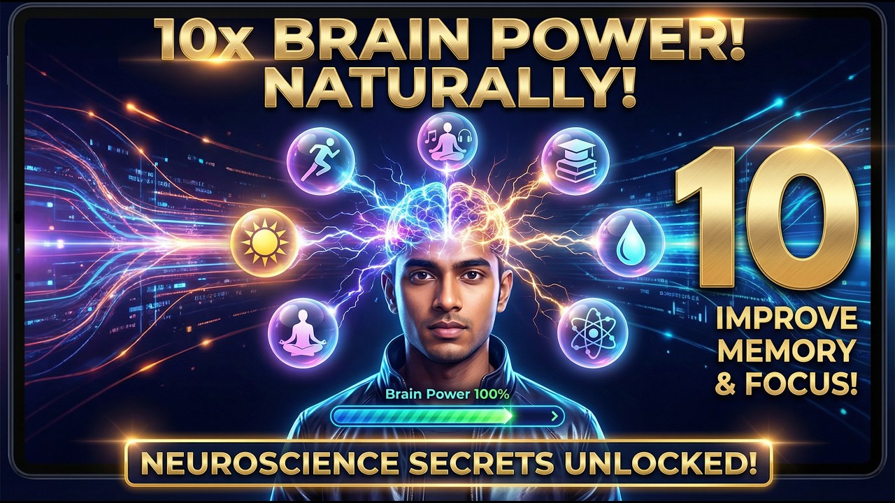 10 Scientifically Proven Ways to Boost Your Brain Power & Memory - YouTube