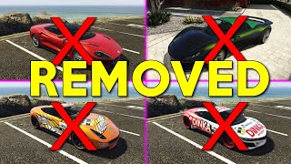 5 REMOVED CARS YOU NEED IN GTA Online!