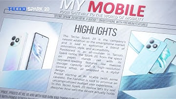 Talk of the town is here | TECNO Spark 20