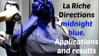 How to apply La Riche Directions midnight blue | Applications and results