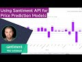 Sansheets Webinar Using Santiment API For Price Prediction Models