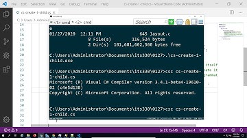 create child processes using C#