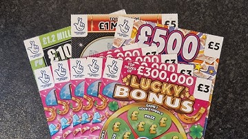 £30 Mix van Allwyn UK ​​National Lottery Krasloten Vs video 🤞🏻🤞🏻