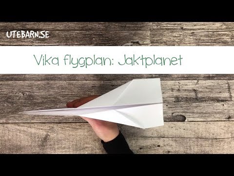 Instruktionsfilm - Vika flygplan - jaktplanet