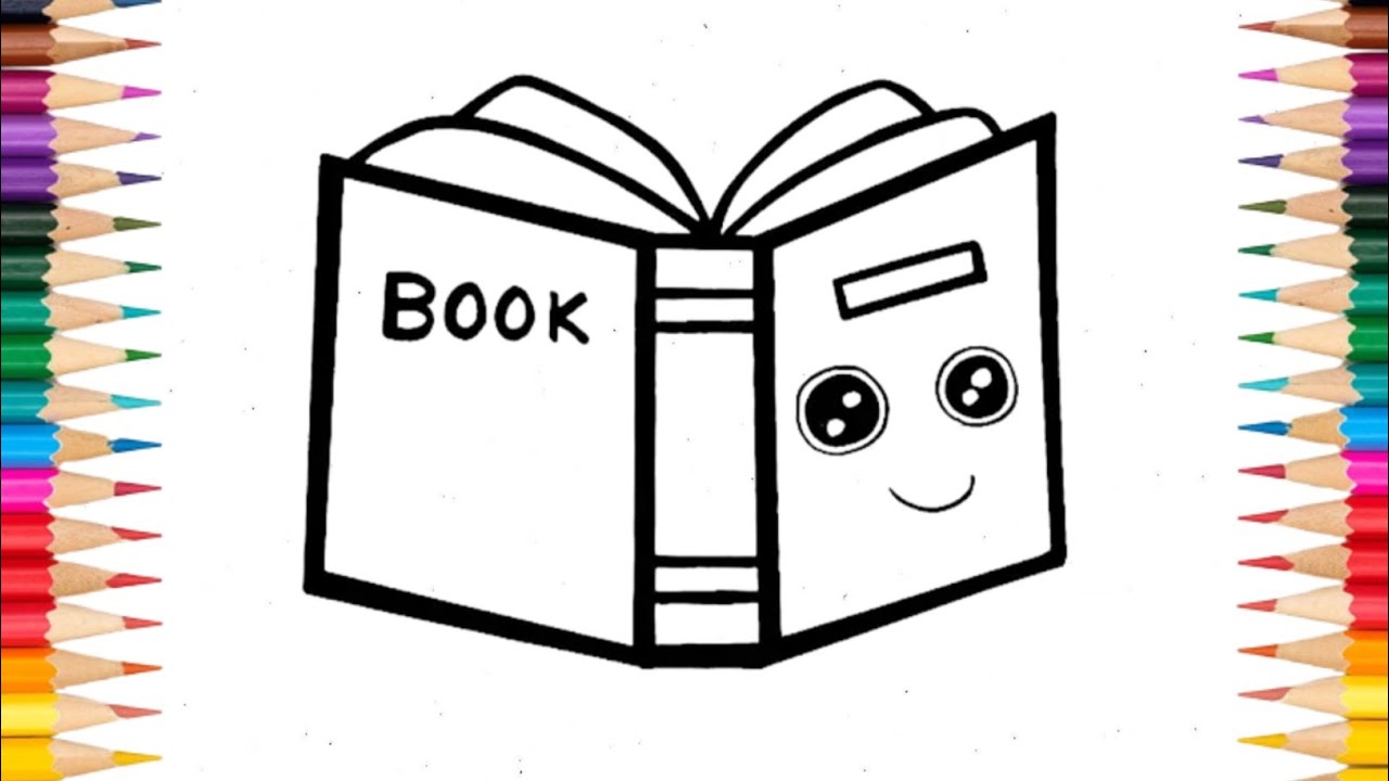 how to draw a book draw book book - Maxresdefault